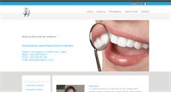 Desktop Screenshot of croatian-dental-practice.com